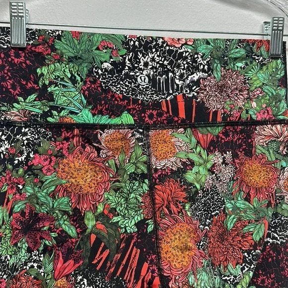 Lululemon Wunder Under Hi Rise 1/2 Tight Leggings Pants 17" Zen Garden Size 10 - Picture 8 of 10